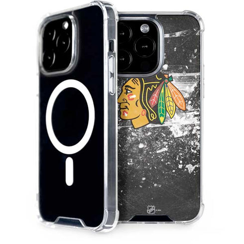NHL Chicago Blackhawks Frozen iPhone 15 Pro MagSafe Case